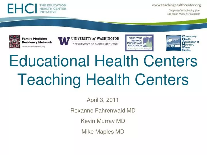 educational health centers teaching health centers