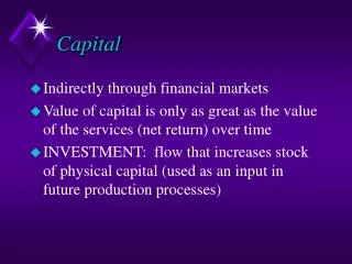 capital