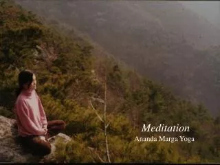 Meditation Ananda Marga Yoga