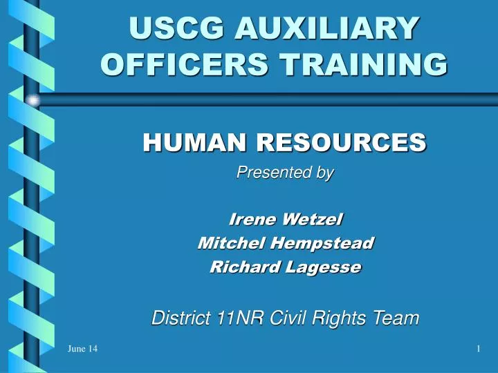 uscg auxiliary officers training