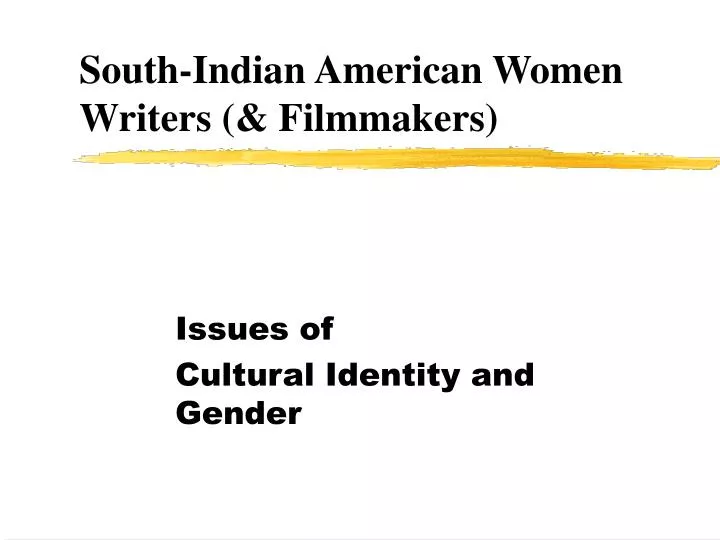 south indian american women writers filmmakers