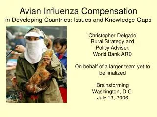 Avian Influenza Compensation in Developing Countries: Issues and Knowledge Gaps