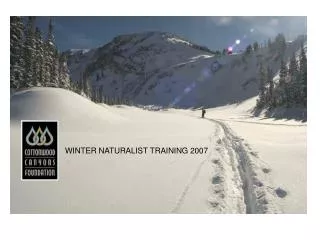 Winter Naturalist Training