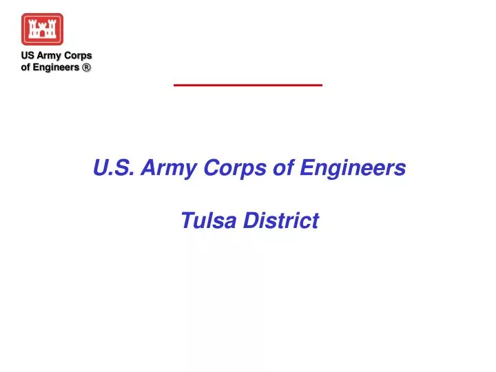 u s army corps of engineers tulsa district