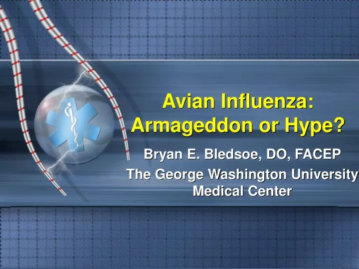 avian influenza armageddon or hype