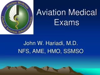 Aviation Medical Exams