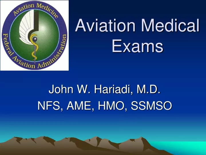 aviation medical exams