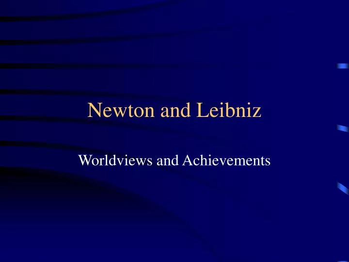 newton and leibniz