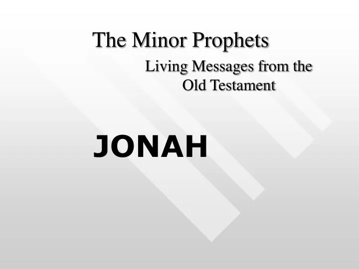 the minor prophets