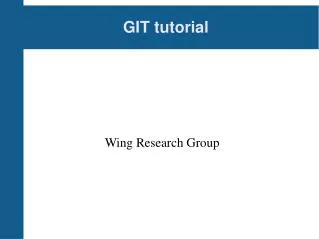 GIT tutorial
