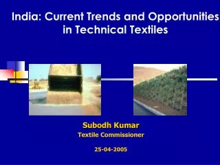 India: Current Trends and Opportunities in Technical Textiles