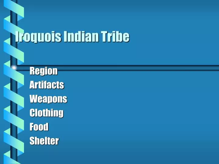 iroquois indian tribe