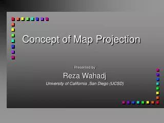 Concept of Map Projection