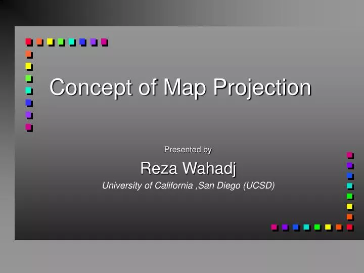 concept of map projection