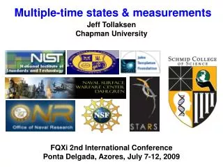 Multiple-time states &amp; measurements