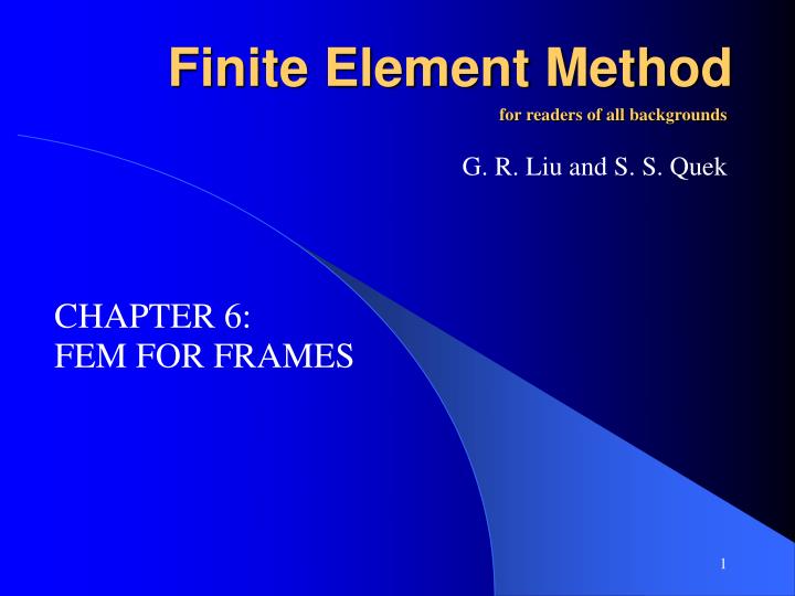 f inite element method