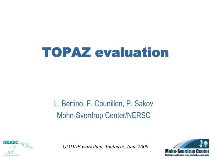 topaz evaluation