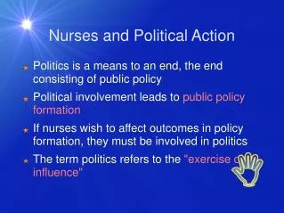Nurses and Political Action