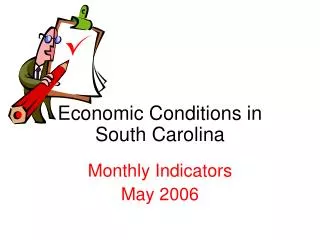 Economic Conditions in South Carolina