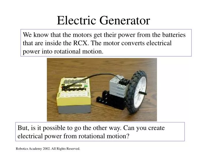 electric generator