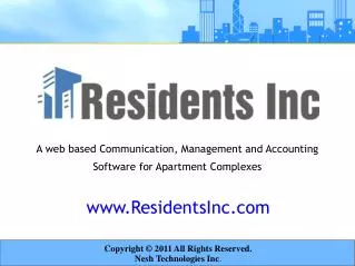 residents inc - communtication features