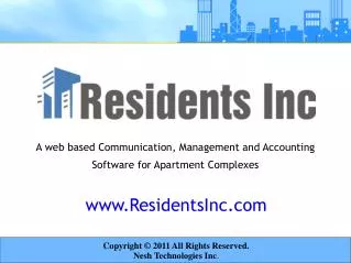 residents inc - management features