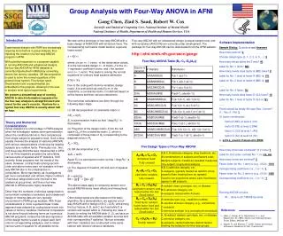 Group Analysis with Four-Way ANOVA in AFNI