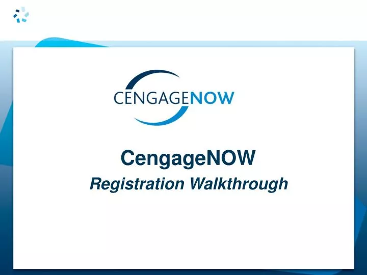 cengagenow registration walkthrough