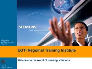 EGTI Regoinal Training Institute