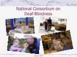 National Consortium on Deaf-Blindness - slide 1