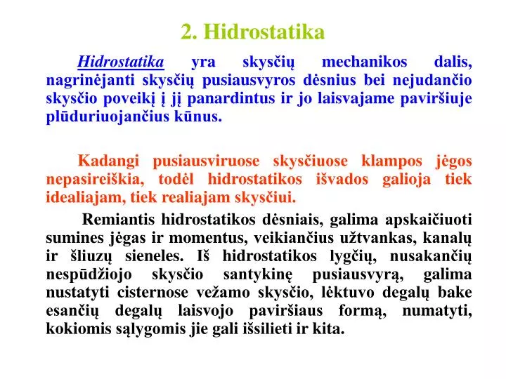 2 hidrostatika