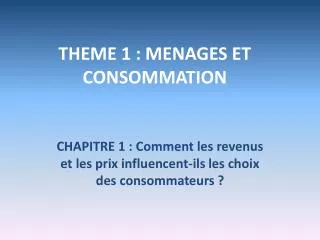 theme 1 menages et consommation
