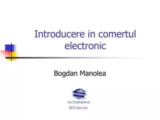introducere in comertul electronic