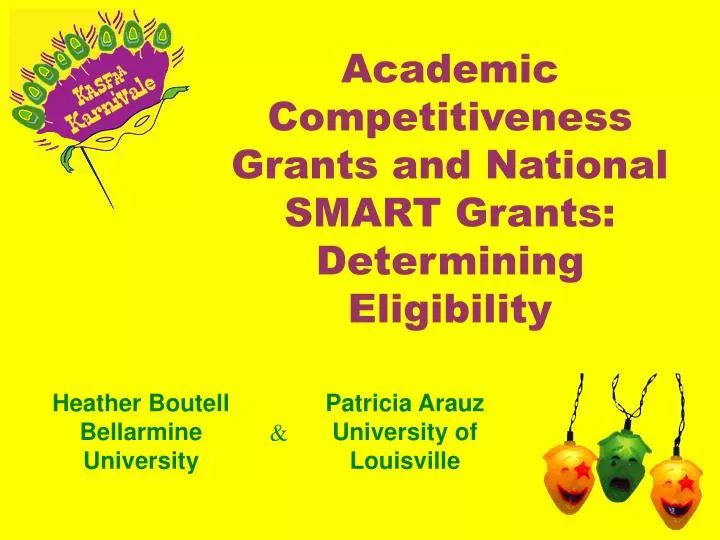 academic competitiveness grants and national smart grants determining eligibility