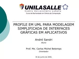 curso de bacharelado em ci ncia da computa o
