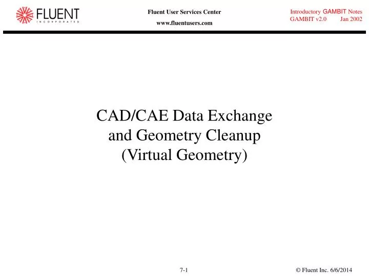 cad cae data exchange and geometry cleanup virtual geometry