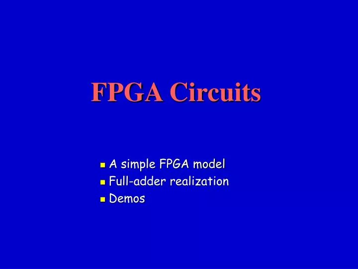 fpga circuits