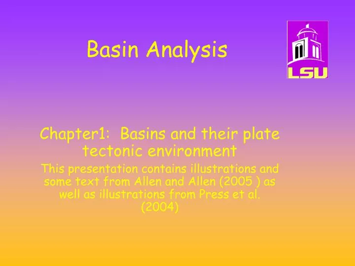 basin analysis