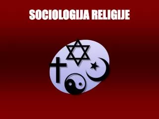 sociologija religije