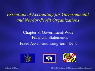 essentials of accounting for governmental and not for profit organizations