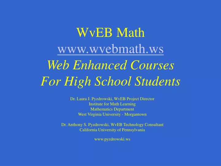 wveb math www wvebmath ws web enhanced courses for high school students
