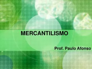 mercantilismo