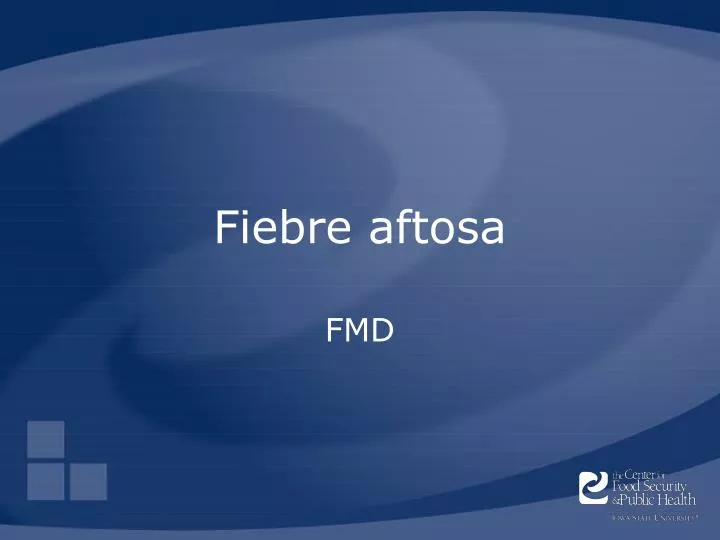 fiebre aftosa