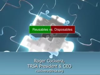 Reusables vs. Disposables