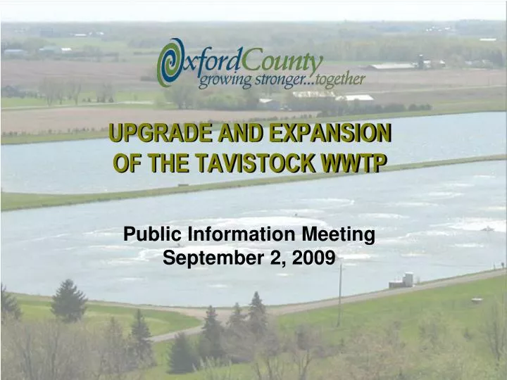 upgrade and expansion of the tavistock wwtp
