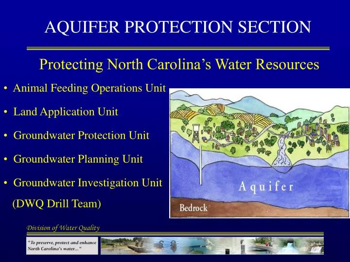 aquifer protection section