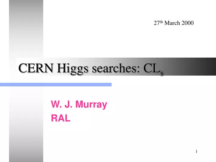 cern higgs searches cl s