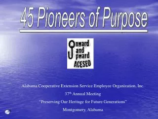 45 Pioneers of Purpose