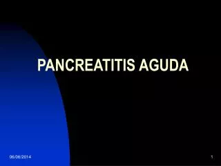 pancreatitis aguda