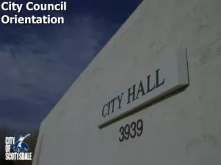 City Council Orientation